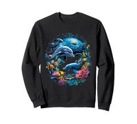 Dolphin Sea Life Save the Ocean Marine Biology Aquarium Sweatshirt