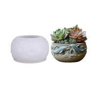 Dolphin Silicone Mold for Handmade Resin Art Concrete & Unique Projects - Detailed Texture Dolphin Planter Resin Mold