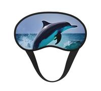 Dolphin Sleep Mask for Side Sleeper, Light Blocking Night Masks for Sleeping Eye Mask for Women Men Eye Cover Soft Comfortable Eye Shade for Travel, Nap