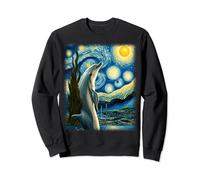 Dolphin Star Gazer Artistic Van Gogh Starry Night Dolphin Sweatshirt