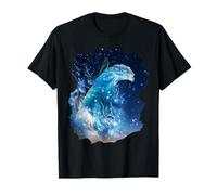 Dolphin Stars and Heat-Wave, Galaxy Ocean Energy T-Shirt
