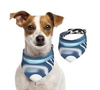 Dolphin Swimming Pet Scarf Dog Bandanas Spring Summer Soft Cotton Puppy Scarfs Adjustable Accessories for Small Medium Large Girl Boy Pup Large