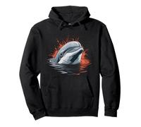 Dolphin Tshirt Men Women Orange Animal School Sport Fan Pullover Hoodie