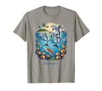 Dolphin Vacation City Barbados Beach Destination T-Shirt
