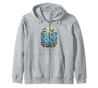 Dolphin Vacation City Cape Town Beach Destination Zip Hoodie