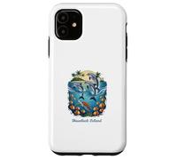 Dolphin Vacation City Havelock Island Beach Destination Case for iPhone 11