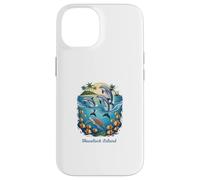 Dolphin Vacation City Havelock Island Beach Destination Case for iPhone 14