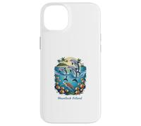 Dolphin Vacation City Havelock Island Beach Destination Case for iPhone 14 Plus