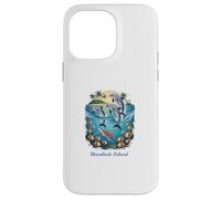 Dolphin Vacation City Havelock Island Beach Destination Case for iPhone 14 Pro Max