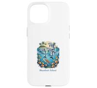Dolphin Vacation City Havelock Island Beach Destination Case for iPhone 15