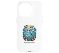 Dolphin Vacation City Havelock Island Beach Destination Case for iPhone 15 Pro