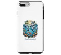 Dolphin Vacation City Havelock Island Beach Destination Case for iPhone 7 Plus/8 Plus