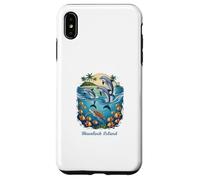 Dolphin Vacation City Havelock Island Beach Destination Case for iPhone XS Max