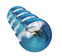 Dolphin with a Smile Car Air Freshener Cards for Women Men 4 Pack Cute Car Accessories Long Lasting Scent Car Diffuser Hanging Auto Aromatherapy Tablets Car Fresheners Gifts