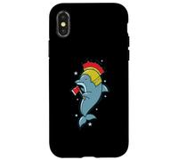 Dolphin with Crista and Helmet Bush Knight Case for iPhone X/XS