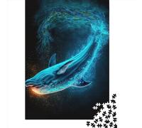 Dolphin1 Jigsaw Puzzle Adult 1000 Pieces Classic Puzzle Wooden Jigsaw Puzzle Wall Art Unique Toys 1000pcs (75x50cm)