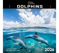 DOLPHINS 2026 Calendar: Majestic Ocean Mammals in Stunning Views