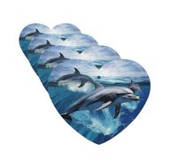 Dolphins Car Air Freshener Cards for Women Men 4 Pack Cute Car Accessories Long Lasting Scent Car Diffuser Hanging Auto Aromatherapy Tablets Car Fresheners Gifts