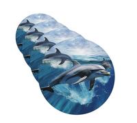 Dolphins Car Air Freshener Cards for Women Men 4 Pack Cute Car Accessories Long Lasting Scent Car Diffuser Hanging Auto Aromatherapy Tablets Car Fresheners Gifts