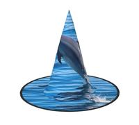 dolphins in the sea Print Halloween Hats, Parties, Christmas Makeup,Role-Playing Accessories