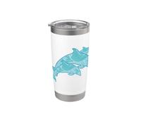 Dolphins in the vast Ocean Stainless Steel Insulated Tumbler