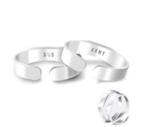 Dolpind Kpop BTS Ring Fans Jewelry Merchandise Suga Jungkook Jimin V Rap Jhope Jin Army Gifts