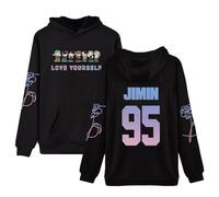 Dolpind Kpop SUGA Jimin Jungkook V Rap Jhope Jin Hoodie Love Yourself Hoodie Sweatershirt Sweater for Women