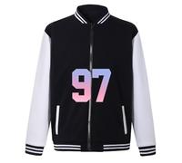 Dolpind Men Jacket Bomber Jacket Lightweight Varsity Baseball Jacket Casual Letterman Coat