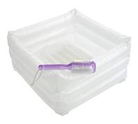 Dolshe Portable Inflatable Foot Spa Set with 2 Sided Brush/Pumice Stone for Travel