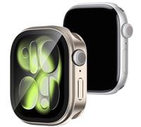 Dolstrap 2 in 1 Metal Case Compatible with Apple Watch Series 11/10 42mm with Built-in Screen Protector, 360° Full Protective Shockproof Bumper Case with Back Cover for iWatch S11/10 42mm, Titanium