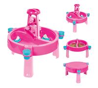 Dolu 3-in-1 Indoor/Outdoor Large Water & Sand Activity Table - Hot Pink (2+ Years)