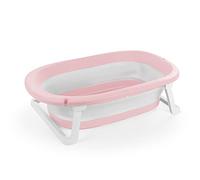 Dolu 7260 Full Collapsible Folding Baby Bathtub with Water Stopper on The subfloor, Suitable Solution for Every Parent, Measures 20.5 x 75.5 x 45.2 cm - Pink