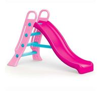 Dolu Big Garden Slide With Water Feature For Children From 2 Years 2 in 1 Large Light Pink Ladder and Bright Pink Slope Freestanding Slide for Kids Indoor & Outdoor Play Equipment For Children Kids
