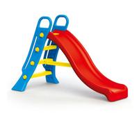 """Dolu Big Garden Slide With Water Feature For Children Age 2+, Large Blue Ladder and Red Slope Freestanding Slide for Kids Indoor & Outdoor Outdoor Play Equipment"""