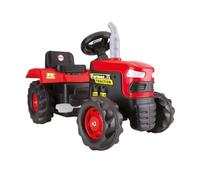 Dolu Kids Tractor Pedal Operated Ride On Truck Red Indoor Outdoor Garden Toys