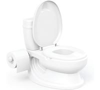 Dolu Toddler Educational Baby Potty Toilet Training Chair Seat White 18 Months +