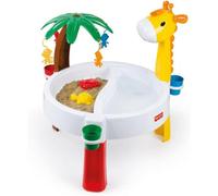 Dolu Fisher-Price Kids Water and Sand Activity Table, Children indoor & outdoor physical activity toy, separate features for water and sand games, Suitable for Kids 24 months and Up