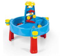 DOLU Kids 3-in-1 Sand & Water Pit with Drawing Table Outdoor Toys Garden Multi function Play Station Desk Colouring - Blue