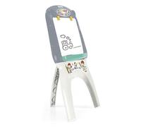 Dolu Kids Jumbo Easel - Grey and White Easel - 13 Piece Accessory Set - Kids Whiteboard, 107 x 47 x 56CM - Kids Learning Activity Play Toy, Adjustable Feet