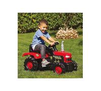 Dolu Kids Tractor Pedal Operated Ride On - Red Red