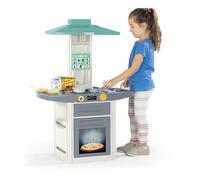 """Dolu Kitchen Kids Play Set, Includes Kitchen Accessories, Green White, and Grey Theme, Kids activity toy, play set for kids ages 3 years and up, 100x71.5x30.5 cm"""