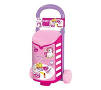 DOLU Unicorn Pink Trolley with 18 Kitchen Accessories