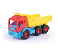 Large Tipper Truck = Red & Yellow Dolu Multi One Size