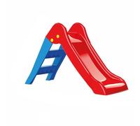 Dolu My First Garden Slide Medium for Kids For Children From 2 Years Blue Ladder and Red Slope Foldable for Indoor or Outdoor Use Toddler Climbing Kids Slide Indoor Slide Outdoor Play (Red)