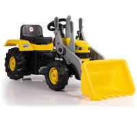 Dolu Pedal Operated Tractor with Excavator - Yellow