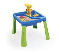 DOLU Sand and Water Table 3 in 1 Creativity Toy For Children From 24 Months Garden Toys Play Tray Activity Table Water Play Table Sandbox - Blue/Green