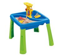 DOLU Sand and Water 3 in 1 Creativity Table From 2 Years Garden Toys Water Table For Children Sand Pit With Lid Sand And Water Table For Toddlers Messy Play Tray Water Play Toys Activity Table