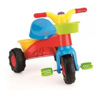Dolu My First Trike Padal Operated Ride on, Kids Ride On Trike Multicolored, Pedal Operated Trike with Baskets for Toys - Ideal for Children Ages 36 Months and Up