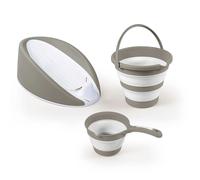 Dolu Triple Baby Bath Set - Stone Grey