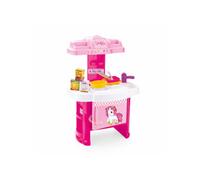 DOLU Unicorn Themed Kids Kitchen Play Set Pink